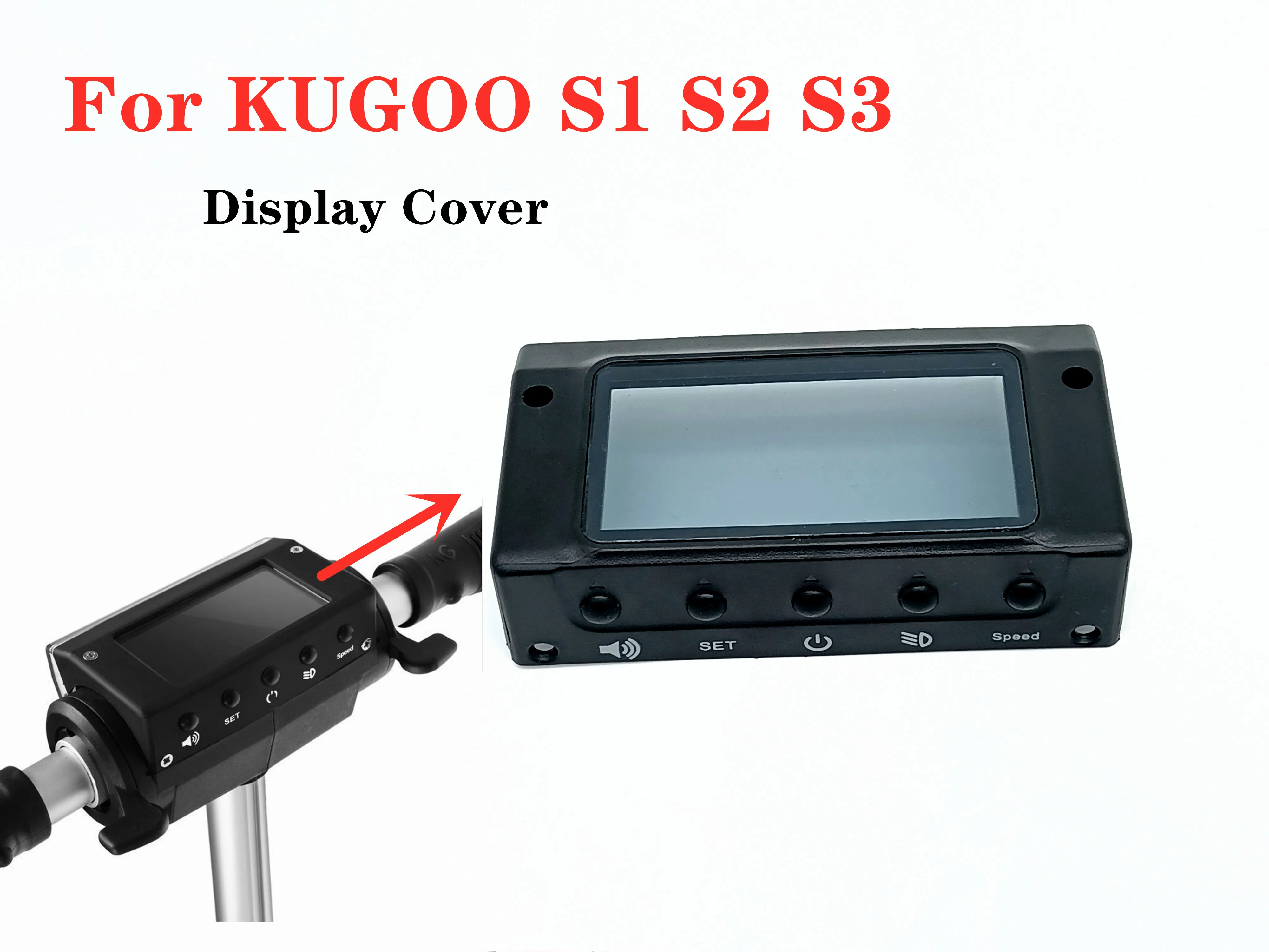 Крышка дисплея для KUGOO S1 S2 S3, пластиковый корпус для электроскутера