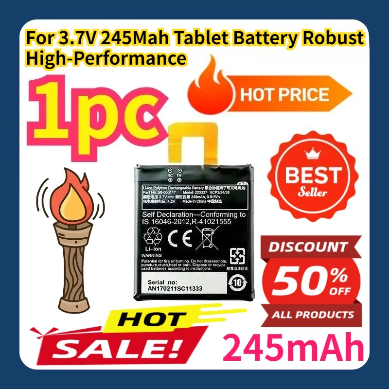 

Аккумулятор для планшета 3.7V 245 мАч, надежный, высокопроизводительный