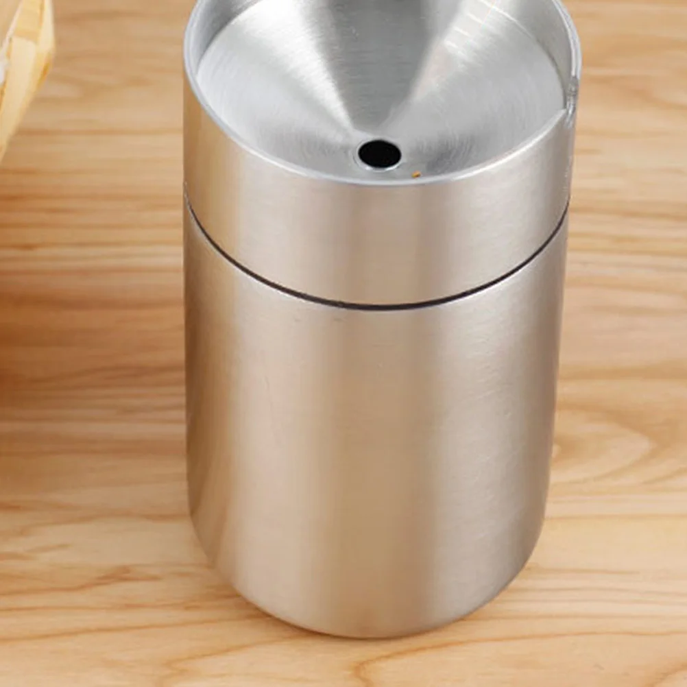 

Car Ashtray Stainless Steel Cylinder Detachable Easy Clean Garbage Can Durable High Grade Practical Anti Rust Compact Vehicle