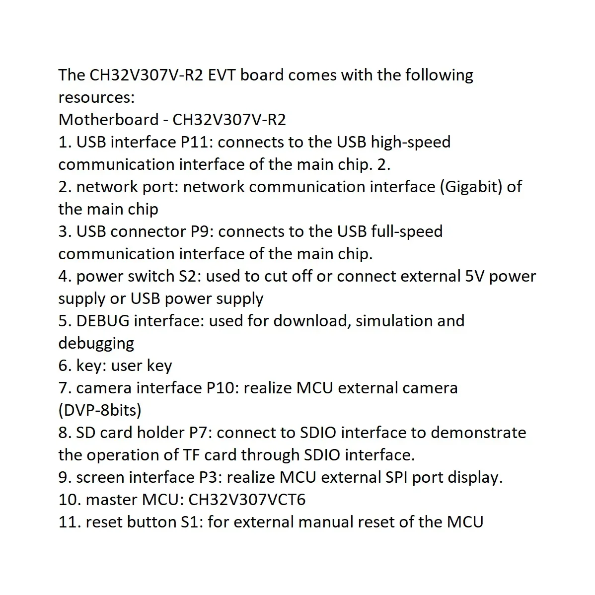 CH32V307/317-EVT-R2 Макетная плата, встроенный держатель SD-карты
