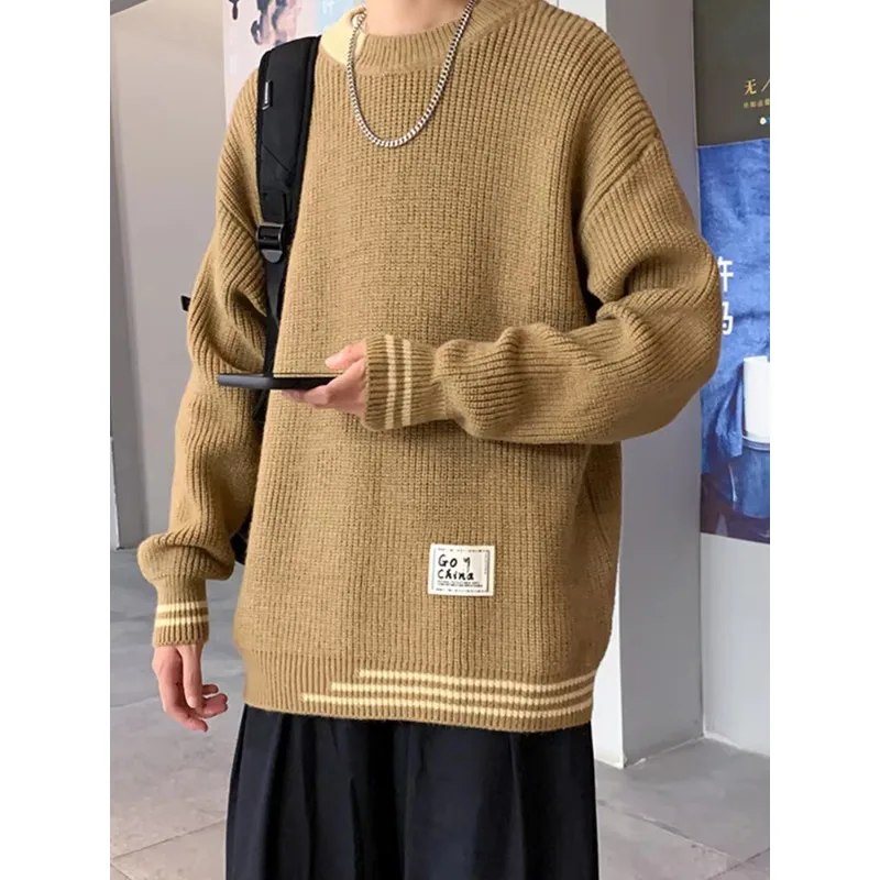 

Autumn and Winter Fashionable Men's Home Round Neck Short Pullover Comfortable Breathable Casual and Simple Home Wear
