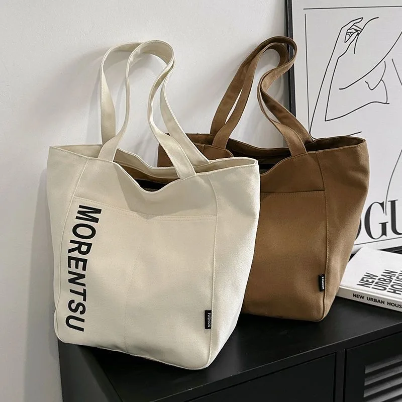 2024 New High Quality Casual Women Tote Large Capacity Shoulder Bag Women Canvas Handbag Fashion Designer Luxury Bag Hand Bag