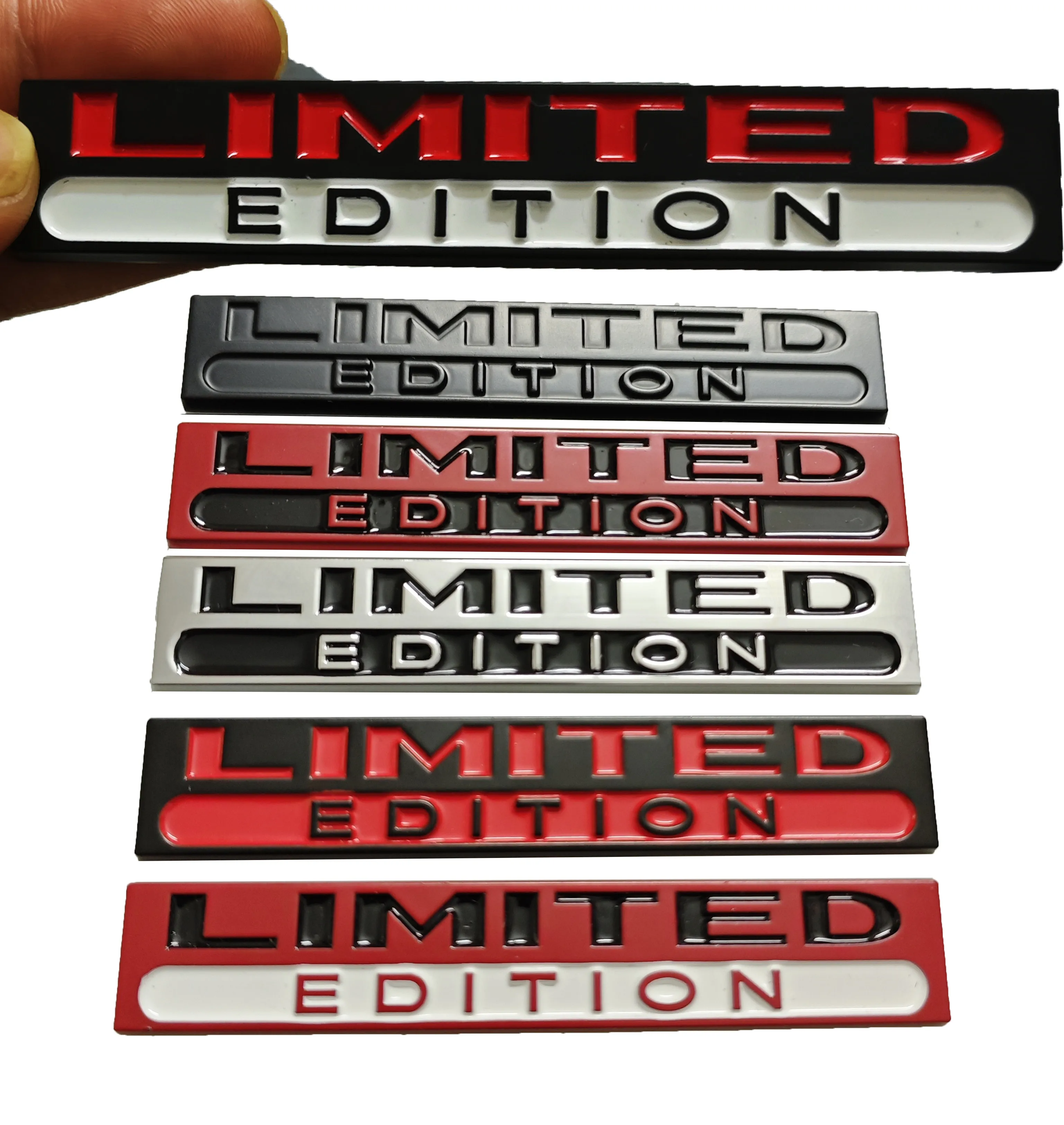 Limited Edition of car stickers are suitable for fenders, rear of the car, doors and bumpers of the car. Metal car stickers