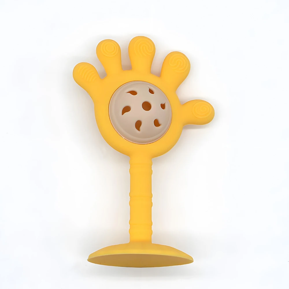 아기용 몬테소리 딸랑이 이빨 장난감, 다채로운 지능 조기 교육 집중 훈련 도구 장난감