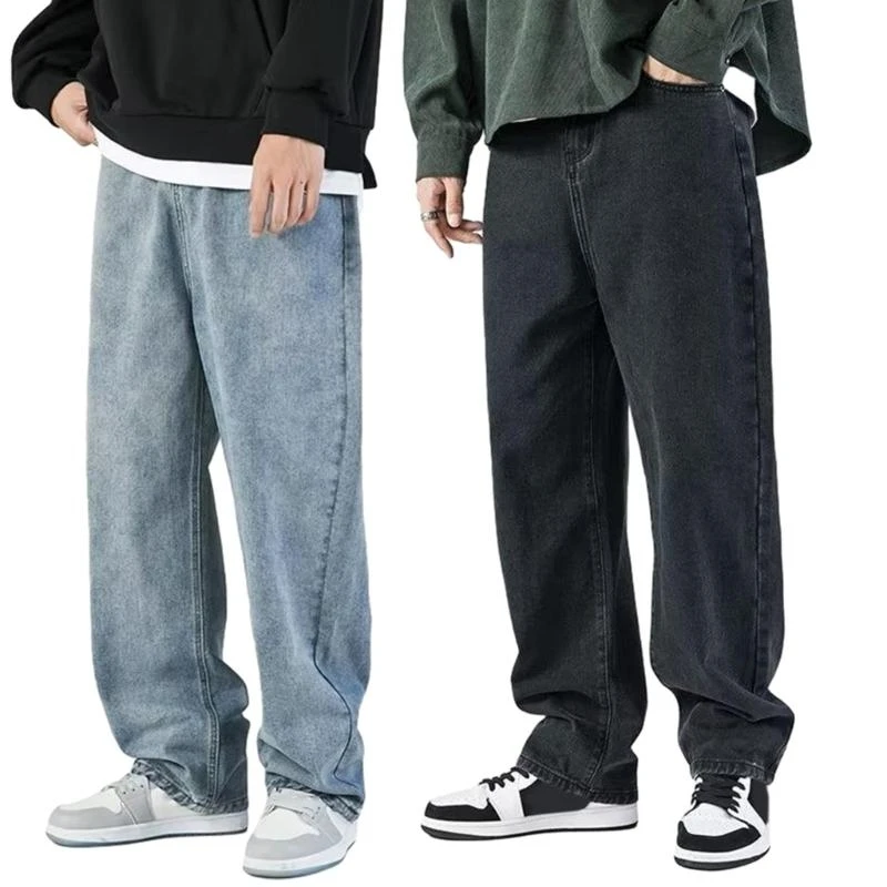 39BC Baggy Hiphop Jeans Dance Skateboards Cargo Pants Trousers Casual Jeans Pants