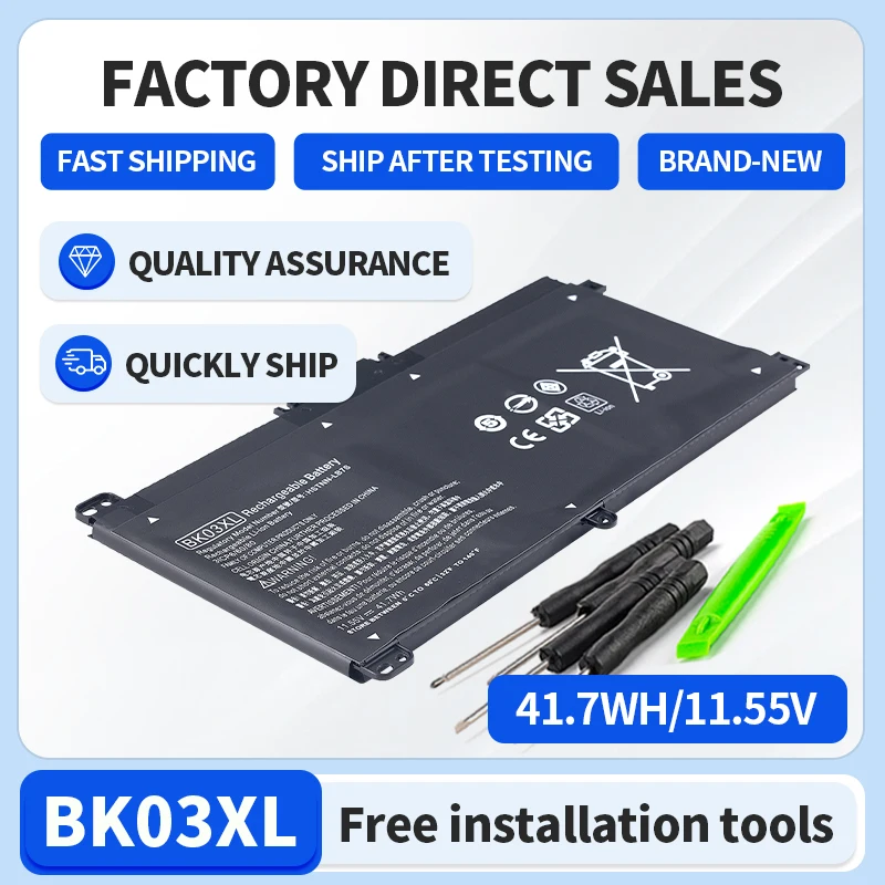 

SOMI BK03XL 916811-855 916812-855 Battery for HP Pavilion X360 Convertible 14m-ba0xx 14-ba000 14m-ba013dx 14m-ba011dx 14m-ba1xx