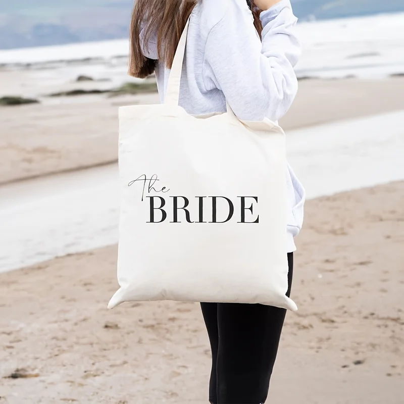 1A Canvas Tote Bag for Wedding Bachelorette Party Decoration for the Bride