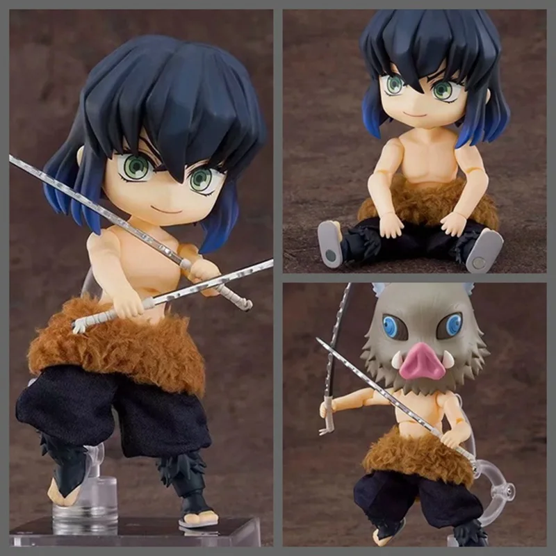 Demon Slayer Hashibira Inosuke 1361 cute Q ver. Christmas Gift for Children 10cm