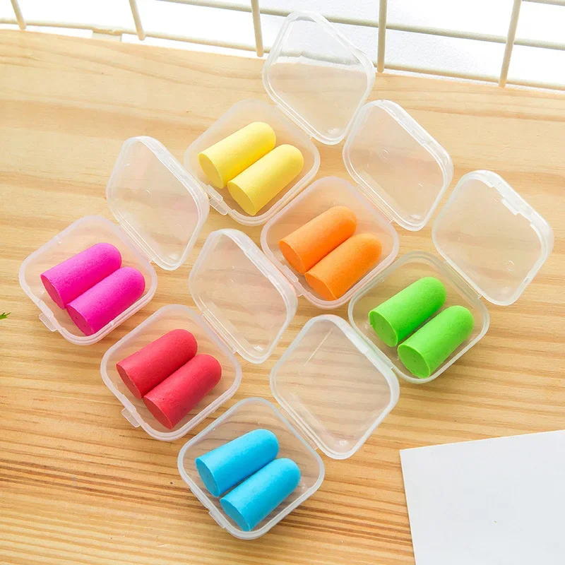 Comfort Noise Reduction And Sound Insulation Earplugs Soft Ear Plugs Protective For Sleep Household Goods Practical Color