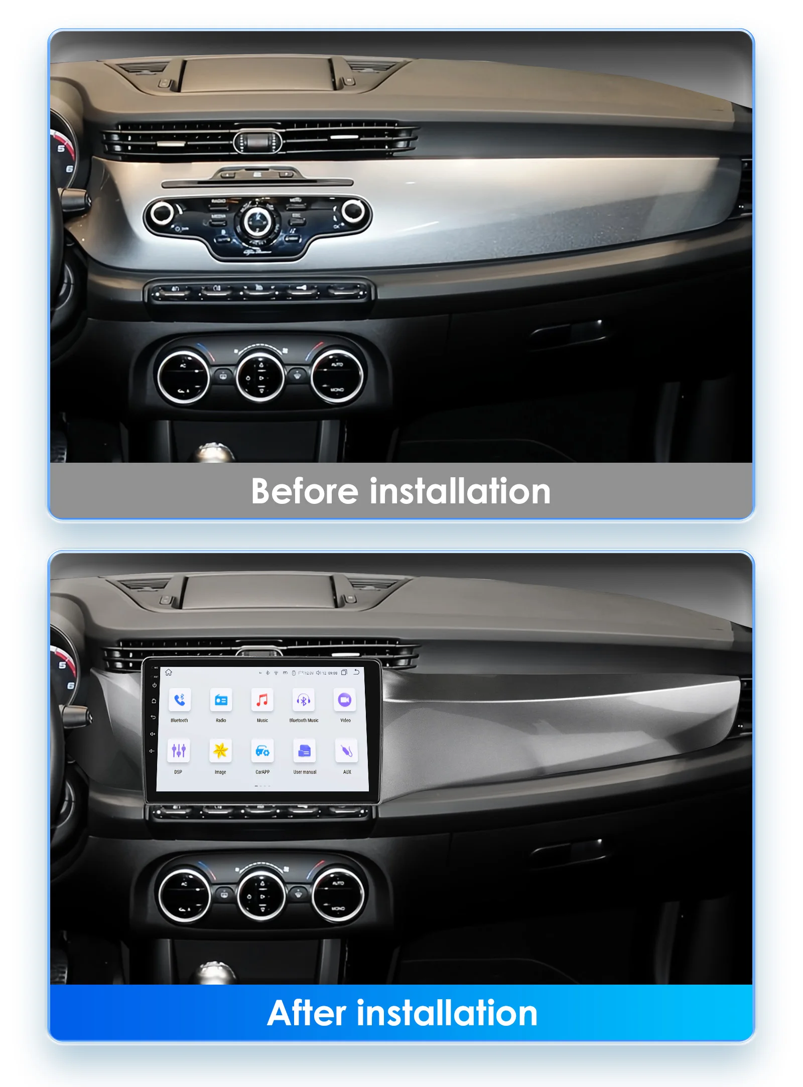 2Din 360Camera Android13 Car Radio For Alfa Romeo Giulietta 2010-2018 Car Multimedia Player Intelligent Screen autoradio Carplay