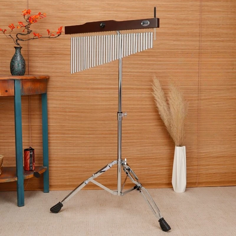 Aluminum Wind Chimes with Foldable Stand 36 Sounds Professional Performance Sound Bundle Sound Healing Chime Musical Percussion