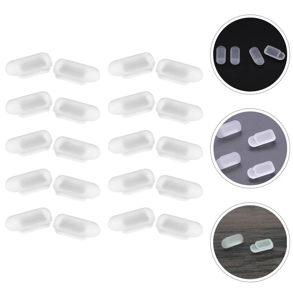 10Pairs Silicone Nose Pads for Eyeglasses Sunglasses Spectacles Anti-Slip Comfort Fit Adjustable Height Optical Frame