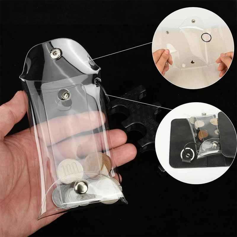 1Pc European Style Coin Dispenser Coin Collection Purse Wallet Organizer Holder Make Handling Coins Easy Comfortable Fun