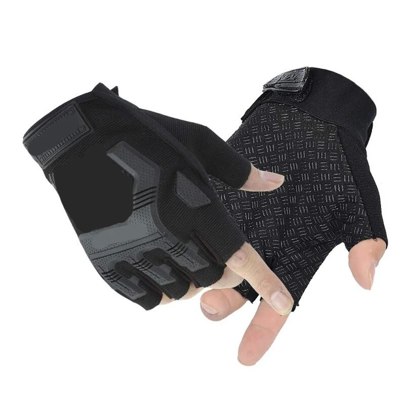 Finger Gloves Non-Slip Warm Design for Fan Outdoor Sports Riding Training Cycling Motorcycle Combat Training Tactical