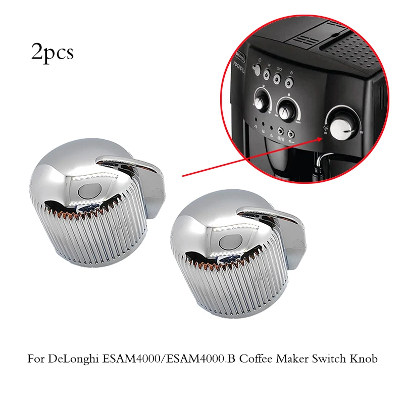 2pcs ESAM4000/ESAM4000B Water Tank Steam Switch Knob Coffee Machine Parts For DeLonghi