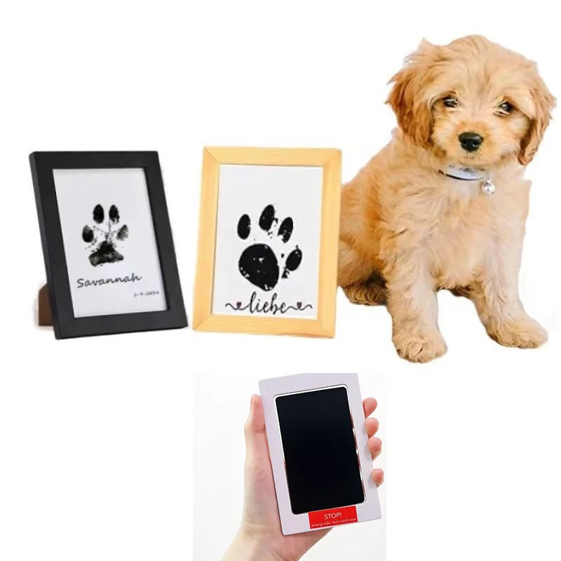 1pc Pet Paw Print Memorial Ink Pad with Touchless Ink for Pet Pawrint Commemorate The Growth of Pets