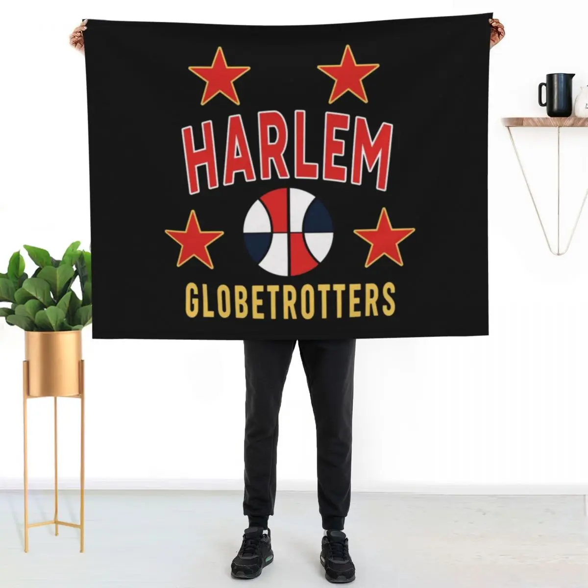 Harlem Globetrotters T-ShirtGo Trotters! (full color) Throw Blanket manga Blankets Sofas Of Decoration Summer Blankets