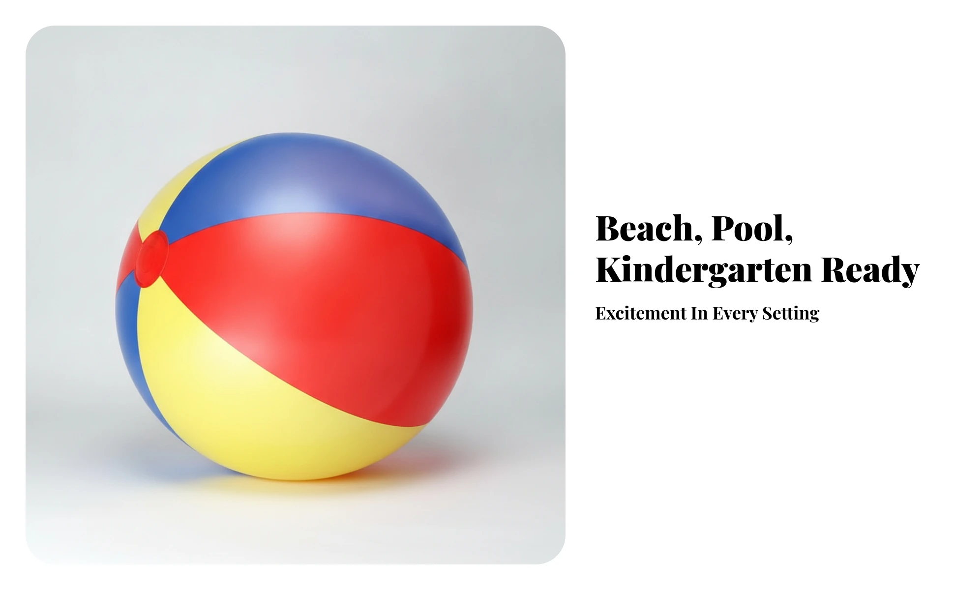 Bright Rainbow Colors Plaything Sealed Valve Large Beach Ball Toy Multicolor PVC Beach Ball for Outdoor Play, Families Bright Rainbow Colors Plaything Sealed Valve Large Beach Ball Toy Multicolor PVC Beach Ball for Outdoor Play, Families
