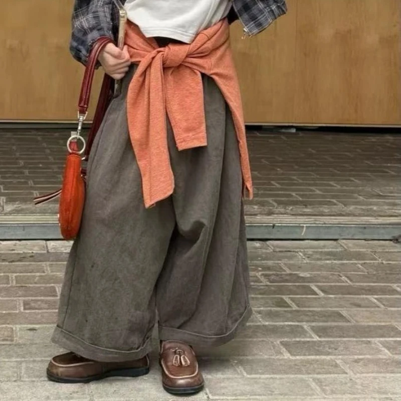 

Solid Color Casual Pants 2025 New Spring and Autumn All-match Solid Color Simple Fashion Casual Pants
