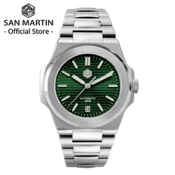 San Martin 42mm Top Band Men Diving Watch Fashion Classic Luxury Automatic Mechanical Watches Sapphire Waterproof 200m Relogio