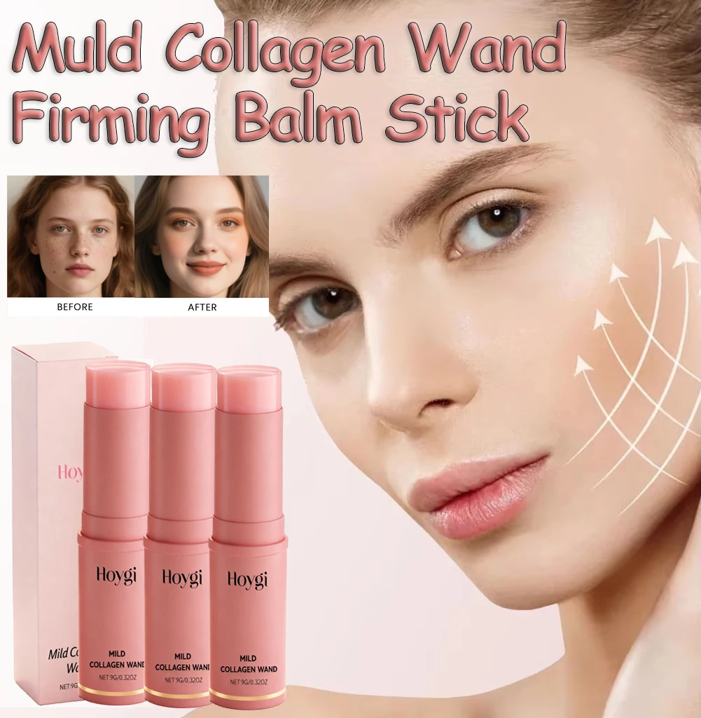 Collagen Pink Hydrating Stick  Deep Hydrating Facial Skin Multi-functional Pink Balm Stick Skin Care Korean Makeup Base Products