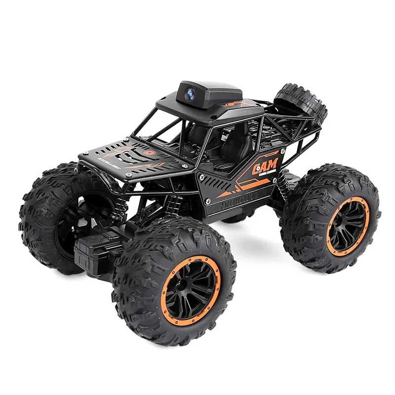 2.4G 1/18 Auto Photograph Camera Follow Me Alloy Rock Crawler Truck Remote Control Mini RC Car With WIFI 720P HD Camera Car