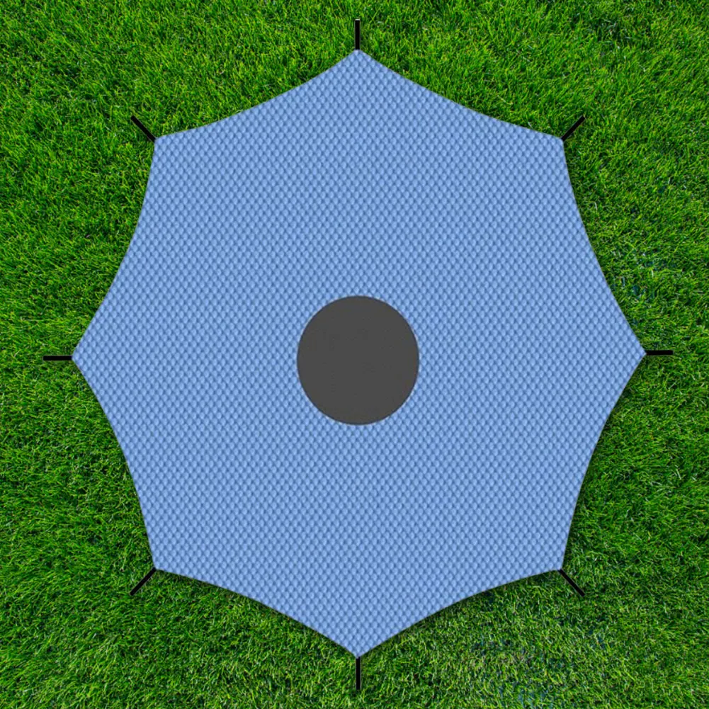 

10/12/14ft Trampolines Sunshade Accessories Sun Protection Trampoline Sun Shade Cover Waterproof for Outdoor Backyard Playground