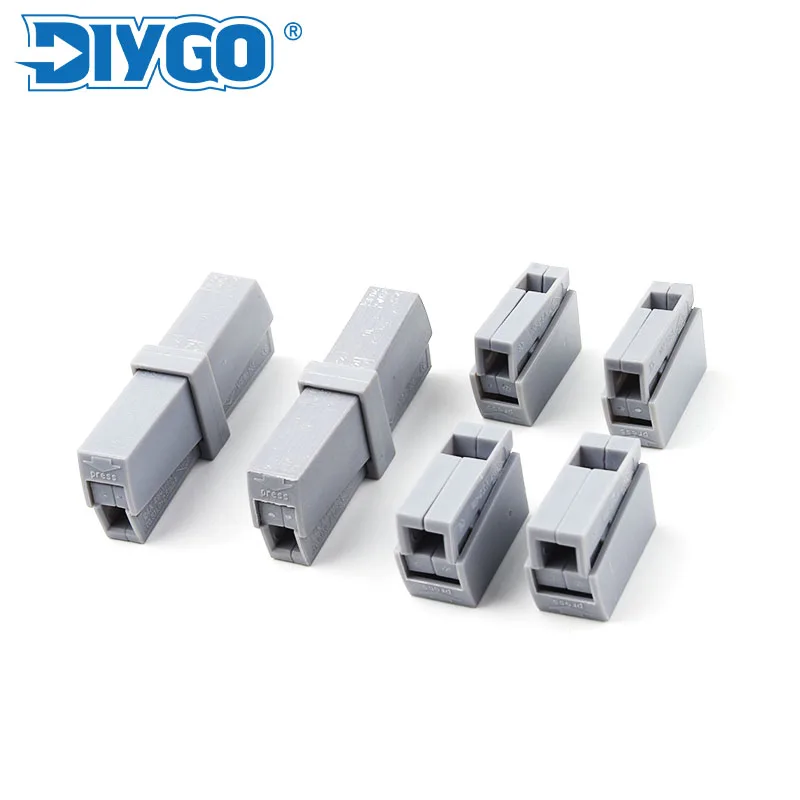 25/50/100PCS 111/112/121 Led Lamp Cable Connector Plug in Mini Cable Compact Wire Electrical Connector 224 Series Junction Box