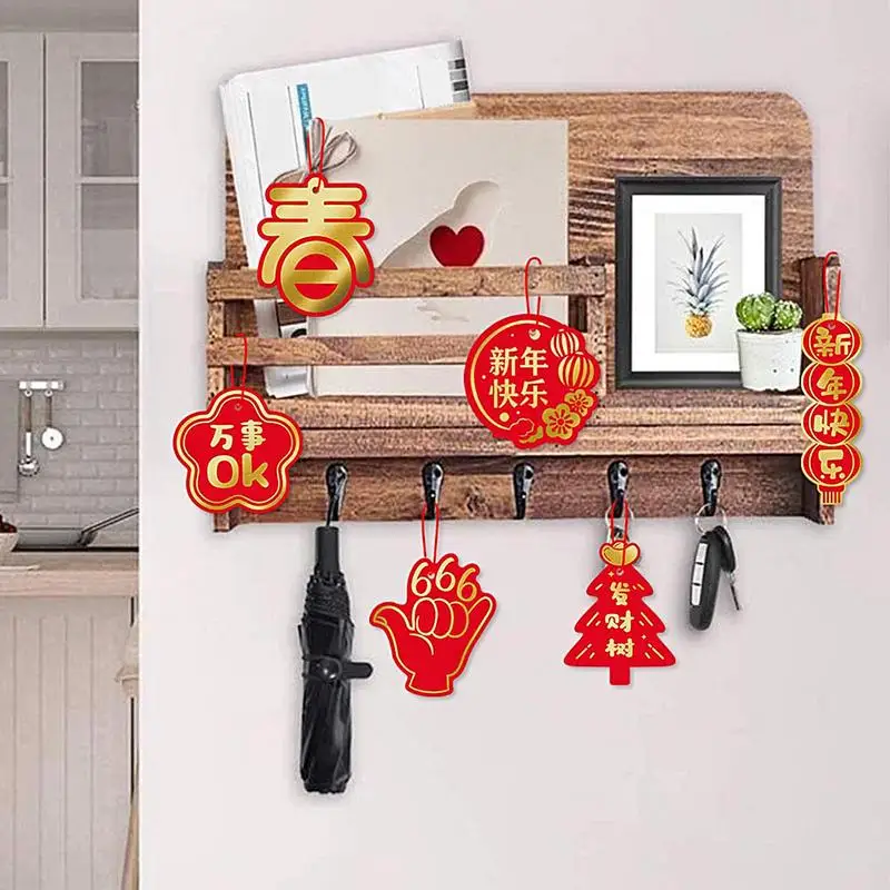 Chinese New Year Decoration Spring Festival Wall Decorations 20pcs Chinese New Year Decorations Ornaments For Wall Window Door