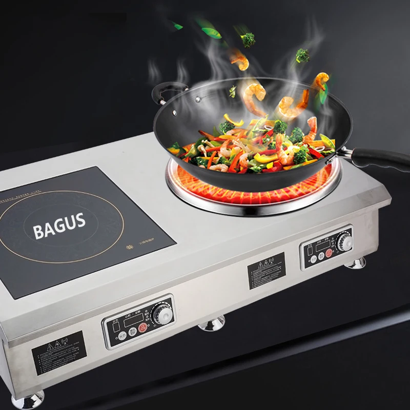 Commercial 3500W Induction Cooktop Electric Stove High-Powered and Efficient Kitchen Appliance