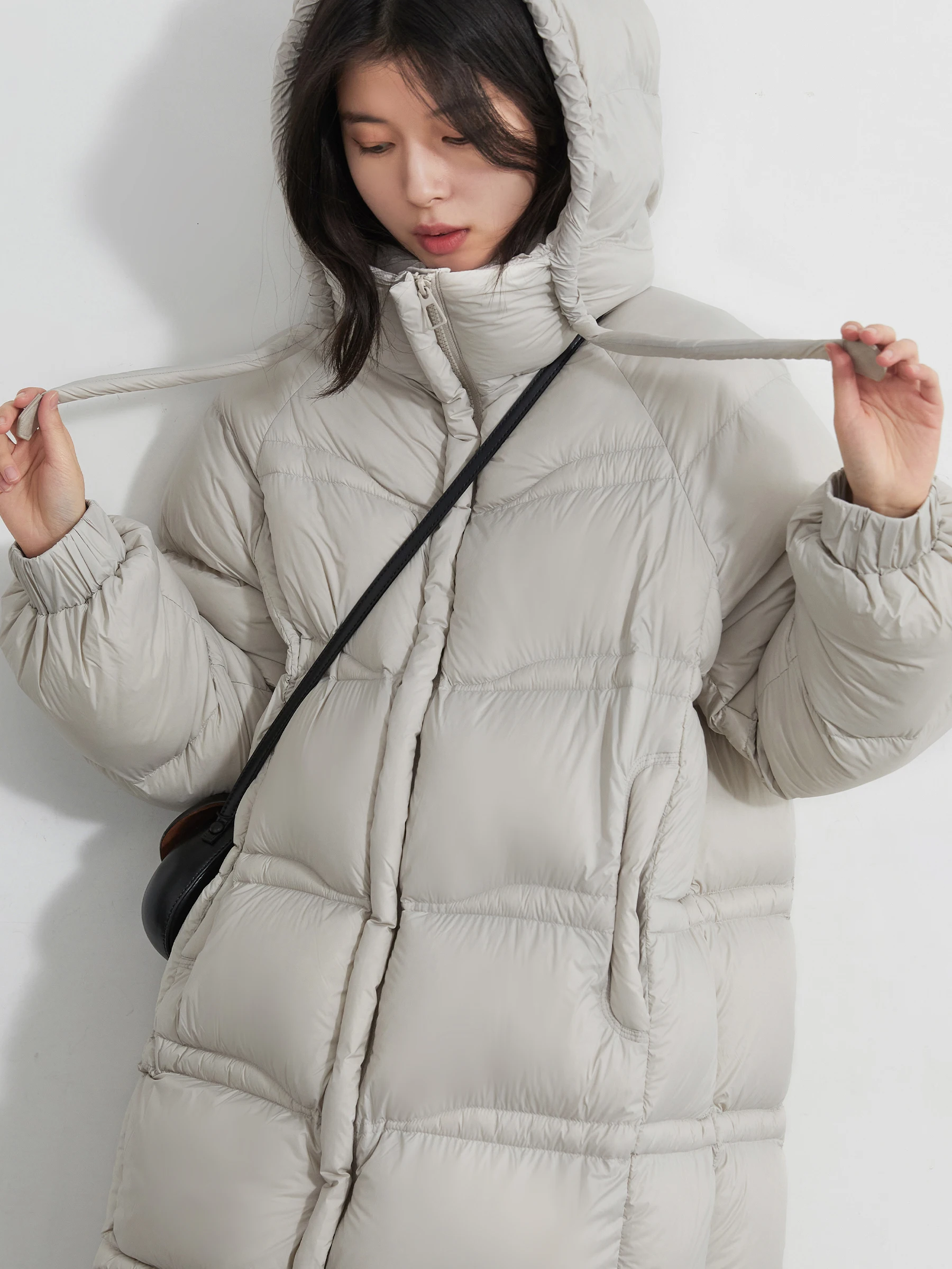 CHIC VEN Women Long Down Coats Solid Loose Casual 95 White Duck Down Jacket Thick Warm Female Outerwear Autumn Winter 2025