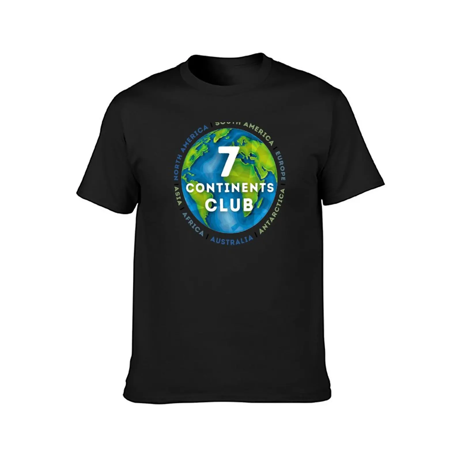 Seven Continents Globe T-Shirt anime quick-drying Men's t-shirts