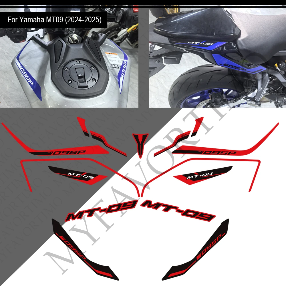 

2024-2025 Motorcycle For Yamaha MT-09 MT09 MT 09 SP Tank Swing Arm Stickers Decals Fairing Front Face Fender