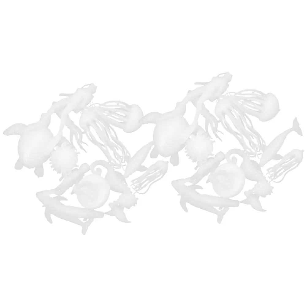 

2 набора миниатюрных подвесок в виде морских животных для литья из эпоксидной смолы, креативные материалы для рукоделия, набор для детского творчества и развивающих занятий