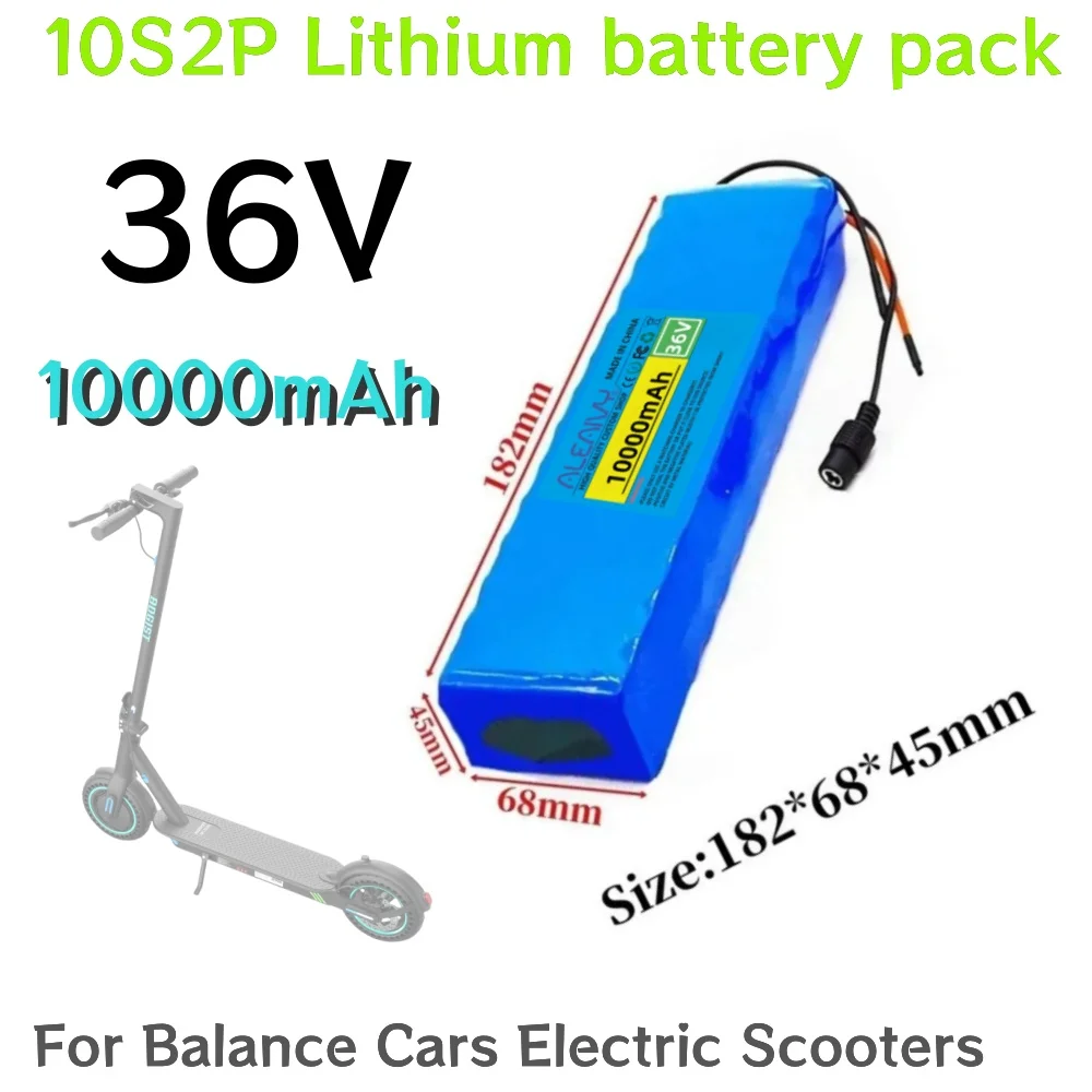 

36V 10000mAh 36v Electric Scooter Battery Lithium Electric Scooter 500W Electric Scooter Battery 36v 10s2p Battery.