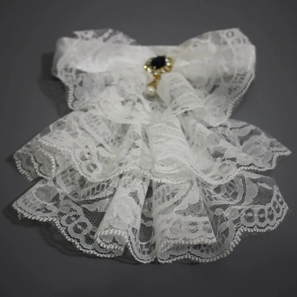 Elegant Detachable Renaissance Collar Elegant Vintage Elizabethan Neck Ruff Opera Layered Ruffled Collar Theatrical Performances