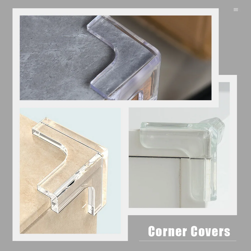 10Pcs Corner Protective Cover Triangle Edge Guard for Desk Bed Chair Furniture Safety Edges Protector Corner Covers