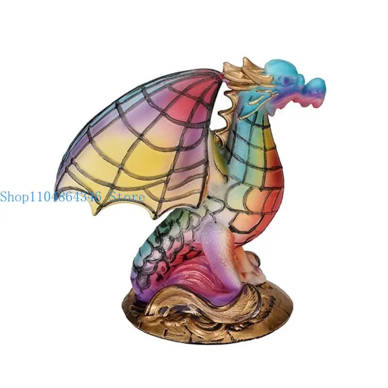 652F Artistic Stained Glass Bedside Light for Enhancing Room Decor