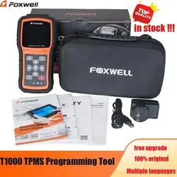 Foxwell T1000 TPMS Programming Tool Universal T10 T20 Sensor Relearn TPMS Tire Pressure Monitoring System Car Diagnostic Tool A+