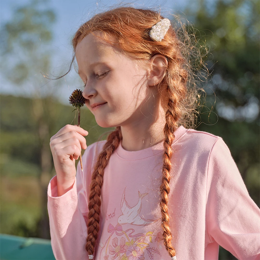 

Детская футболка с длинными рукавами Dave Bella, весенне-осенняя нижняя рубашка с принтом для девочек, повседневный детский хлопковый топ для вечеринки DK1260860