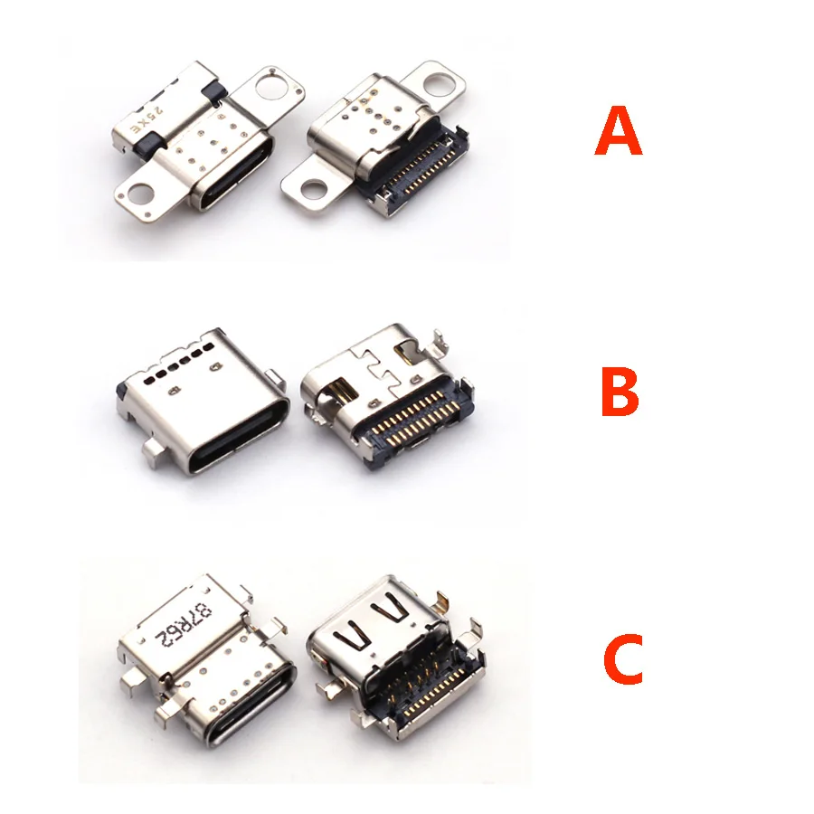 1-10Pcs USB Type C Charging Charge Port DC Jack Plug Connector For Lenovo ThinkPad R14 E14 E15 L15DC L15 L14 Gen2 7000-13 13IKB