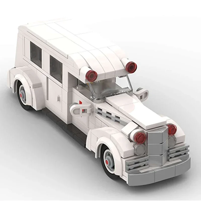 Moc Building Bricks Vintage Car Model Henney Packard Ambulance Technology Modular Blocks Gifts Toys For Children DIY Assembly
