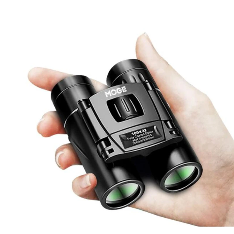 

Moge 100x22mm 40x22mm Binoculars High Power HD Portable Concert Mini Binoculars BAK4 FMC Telescope