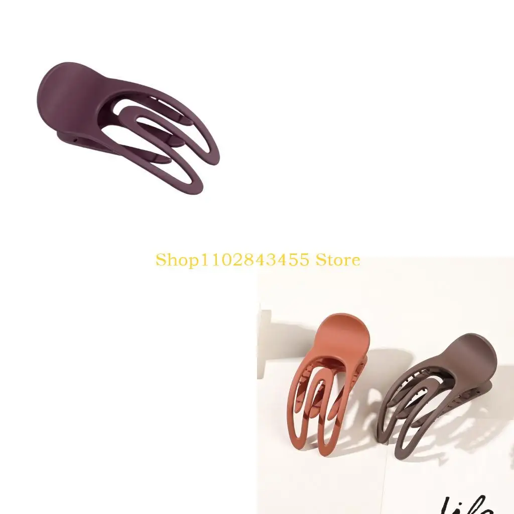 49MC Wide Hair Clip Large Hair Claw Clip Fashion Elegant Adornment Holder Flat Clip Barrettes Hair Styling Tool Ornaments