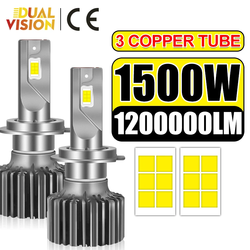 

Фонари Противотуманные, 1500 Вт, H7, 9005 лм, Canbus, 2 шт., H4, H11, H1, H8, HB3, 9006, HB4, 9012, 6500 HIR2, H9, 5570 K, CSP, 12 В, 24 В