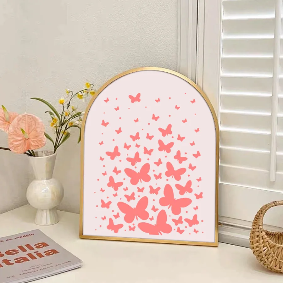 그림용 대형 스텐실 템플릿 6개 - 11.8x11.8인치 DIY 벽, 직물, 카드 장식 도구