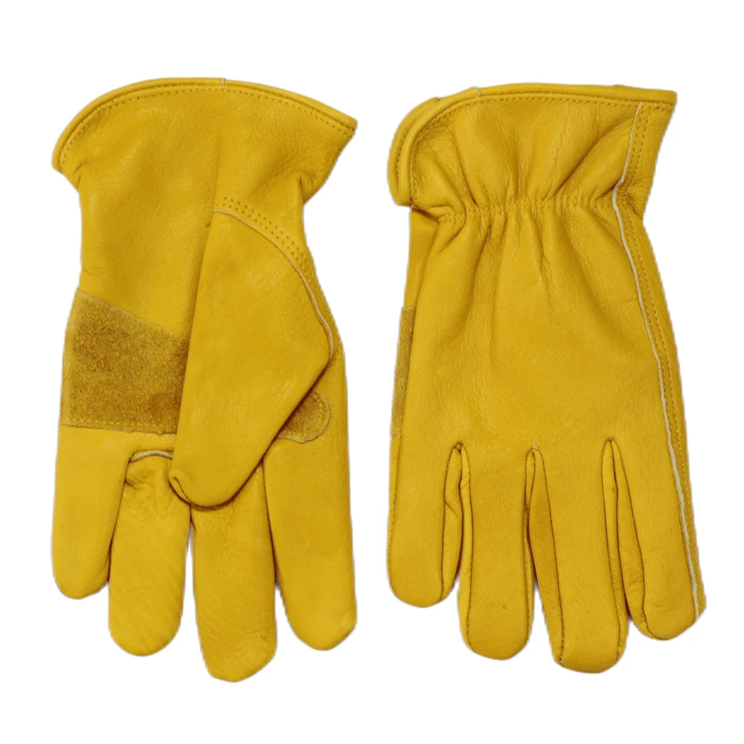 Yellow Bull Head Layer Leather Work Gloves Labor Gloves Driver Gloves