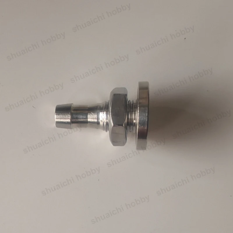 5PCS M10×1 RC Boat Water Outlet Nozzle Stainless Steel Threaded Drain Fitting DIY Modification Nozzles for Model Ship Tea Tray