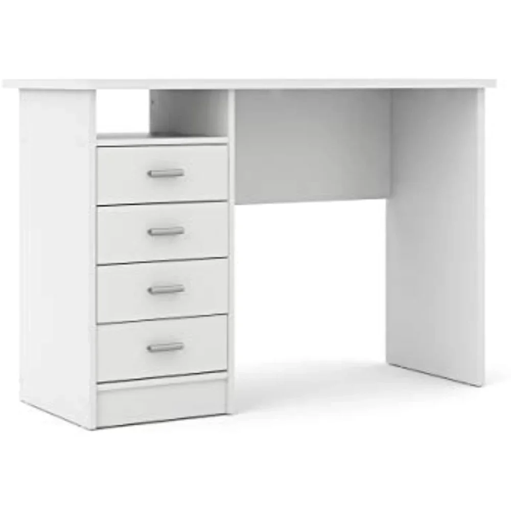 

Tvilum Desk with 4 Drawers, White