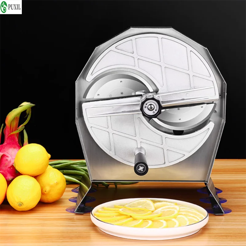 

Lemon slicer, commercial milk tea shop fruit slicer, manual electric ultra-thin potato chip slicer